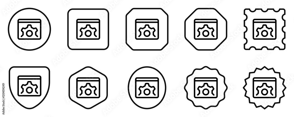 Fototapeta premium Editable web configuration, setting, preferences vector icon. Part of a big icon set family. Perfect for web and app interfaces, presentations, infographics, etc