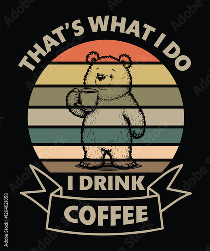 Coffee graphic design.