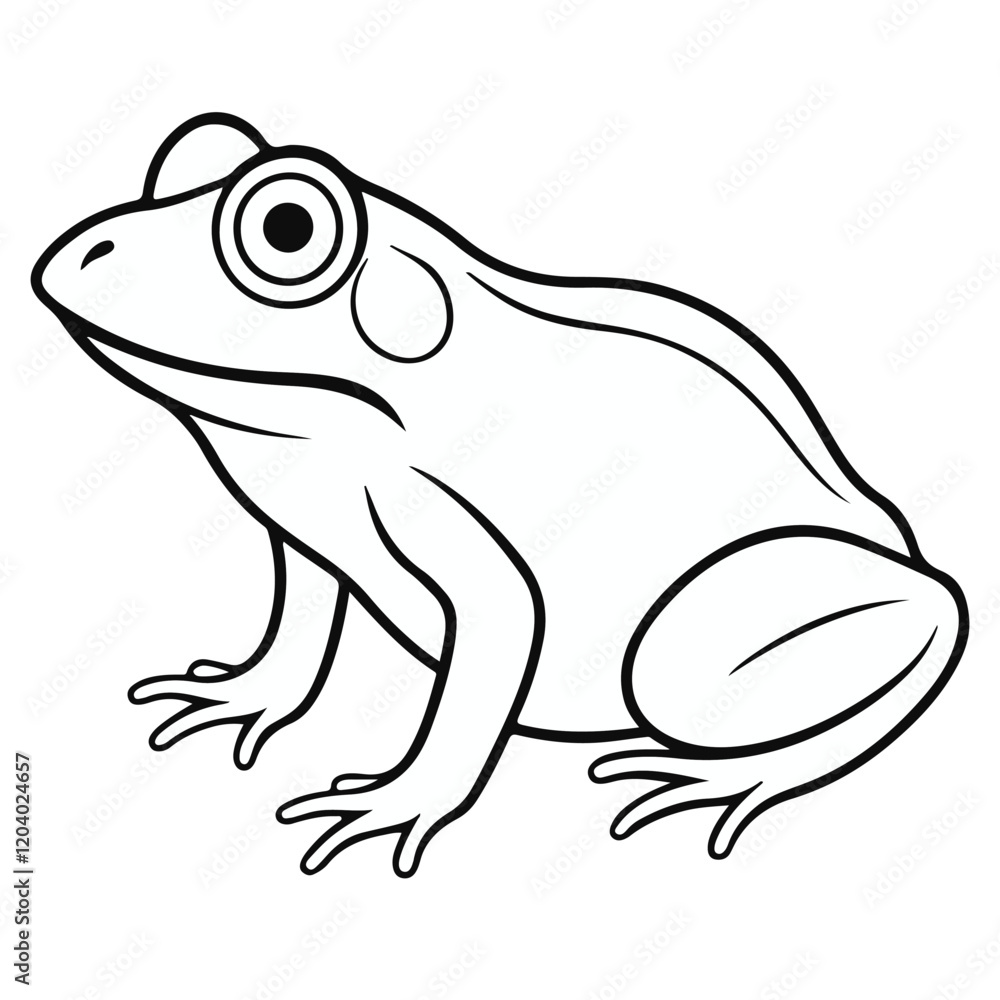 vector frog line art free download. vector frog line art free download.