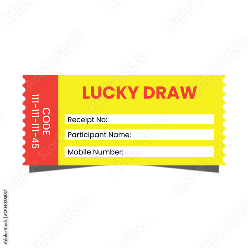 lucky draw ticket 