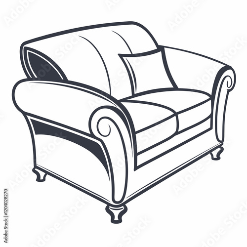 sofa and armchair