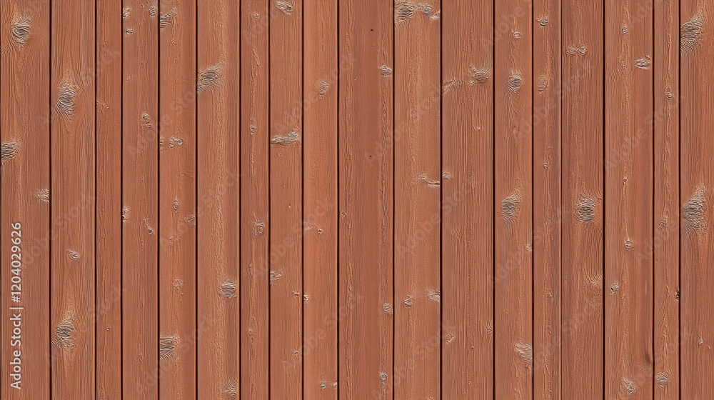 Fototapeta premium Vertical brown stained wooden planks background texture