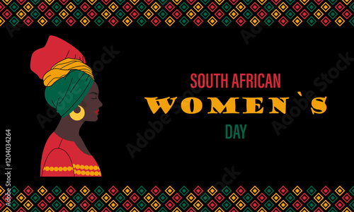 South Africa National Women Day on August 9th. Vector illustration