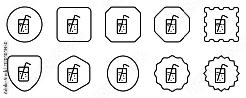 Editable lemonade vector icon. Food, restaurant. Part of a big icon set family. Perfect for web and app interfaces, presentations, infographics, etc