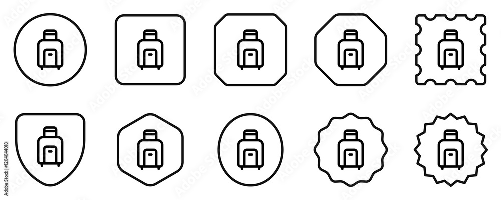 Editable luggage vector icon. Part of a big icon set family. Perfect for web and app interfaces, presentations, infographics, etc Editable luggage vector icon. Part of a big icon set family. Perfect for web and app interfaces, presentations, infographics, etc