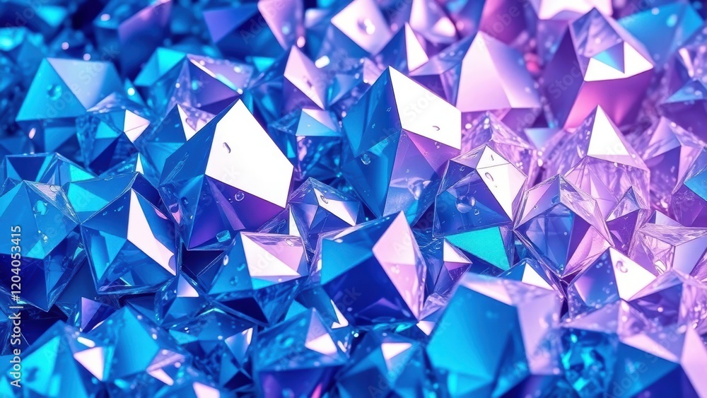 3D texture of crystalline 3D texture of crystalline