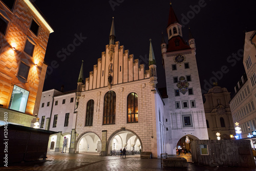 Old Town Hall (Alte Rathaus) in Munich, Germany	
 photo