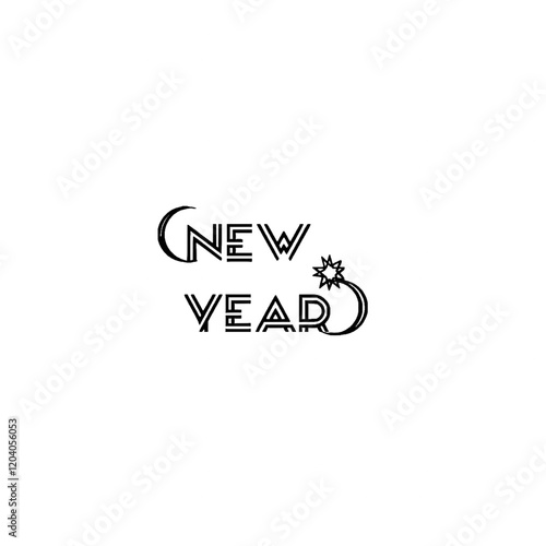 This image features a minimalist and creative design centered around the phrase 