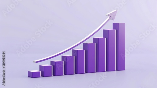 Free Download business graph showing growth with arrow. - GFXLoad