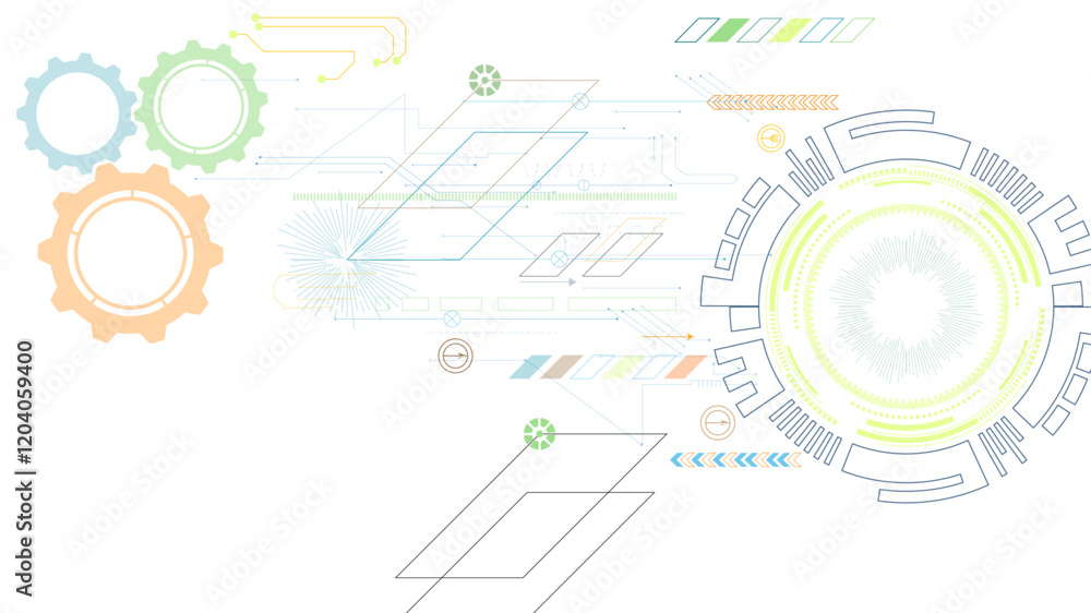 Obraz premium circuit board background texture, vector illustration Vector circuit board background technology abstract background Abstract vector technology background, illustration