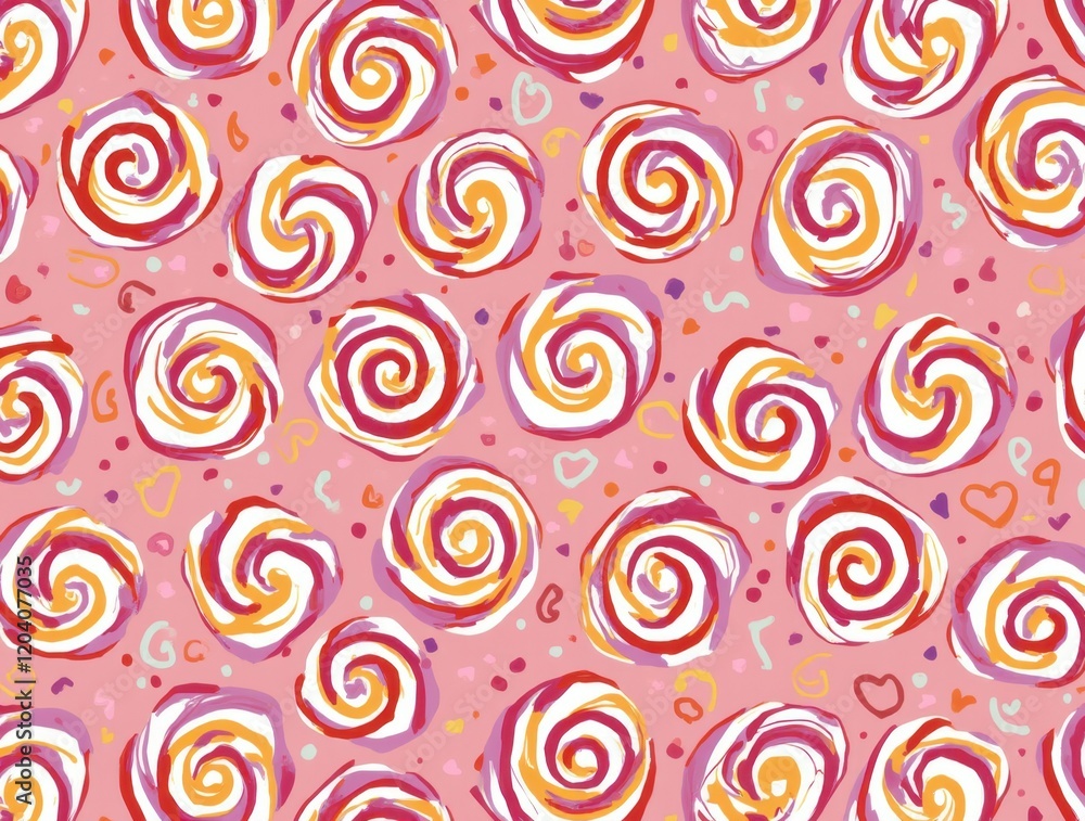 seamless pattern with circles seamless pattern with circles