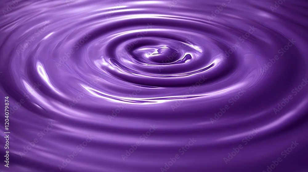 Abstract Purple Liquid Swirling Concentric Circles Abstract Purple Liquid Swirling Concentric Circles