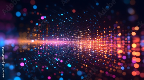 Wallpaper Mural abstract background with bokeh Torontodigital.ca