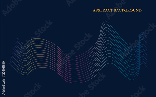 Vectorized abstract background for wallpaper, poster, banner, festoon.