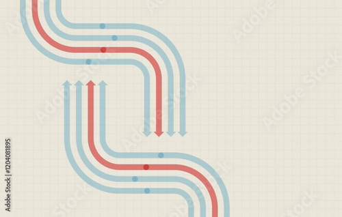 Abstract arrow direction. Business investment to success. financial data graph strategy. Technology background. High speed.