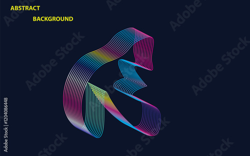 Vectorized abstract background for wallpaper, poster, banner, festoon.