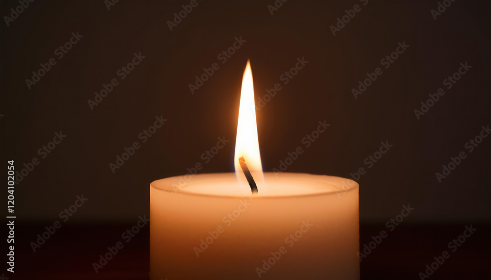 brightly burning candle in dimly lit room symbolizes hope and determination, creating warm atmosphere brightly burning candle in dimly lit room symbolizes hope and determination, creating warm atmosphere