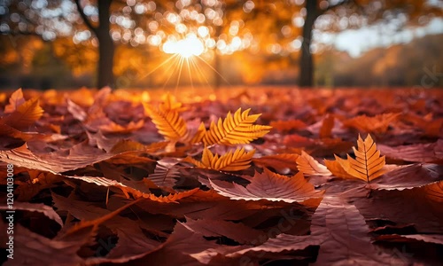 Cinema graph Nature backgrounds Flowing Particles.