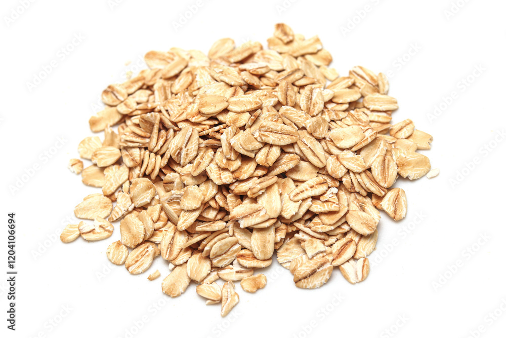 rolled oats isolated white background rolled oats isolated white background