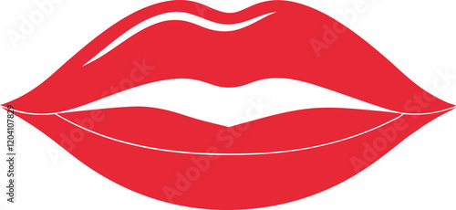 women's lips silhouettes vector icons, lip logo design. female lips symbols