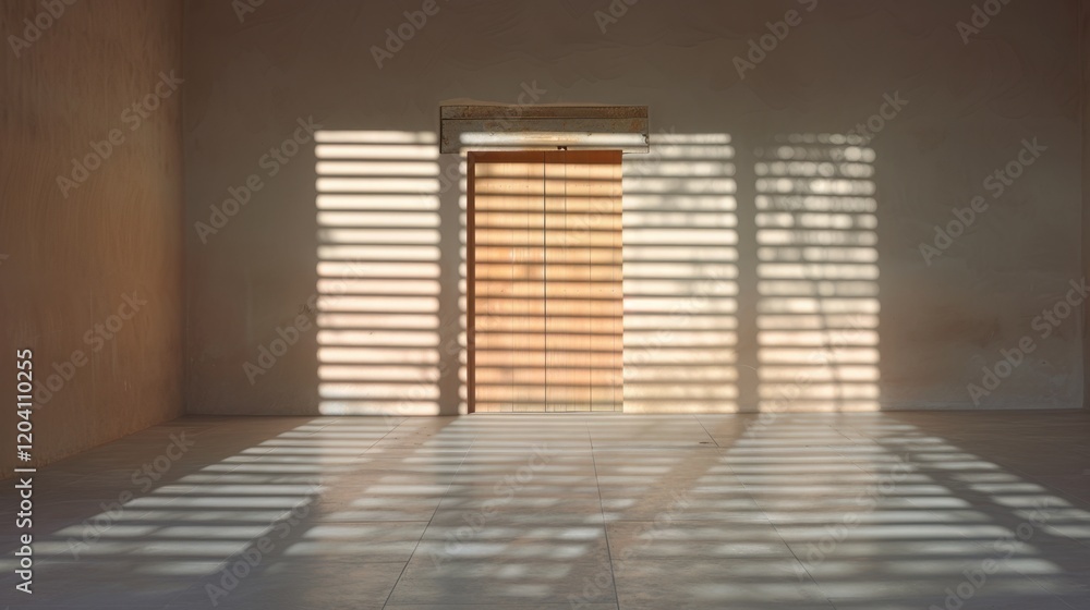 Light and Shadow Dance in Minimalist Interior Space Light and Shadow Dance in Minimalist Interior Space