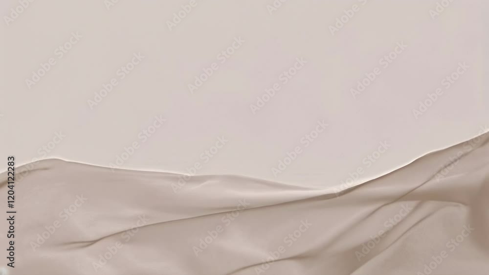 Subtle Drape: A delicate flow of beige fabric creates a soft, elegant composition on a neutral backdrop. The flowing lines and soft tones evoke a sense of tranquility and grace. Subtle Drape: A delicate flow of beige fabric creates a soft, elegant composition on a neutral backdrop. The flowing lines and soft tones evoke a sense of tranquility and grace.