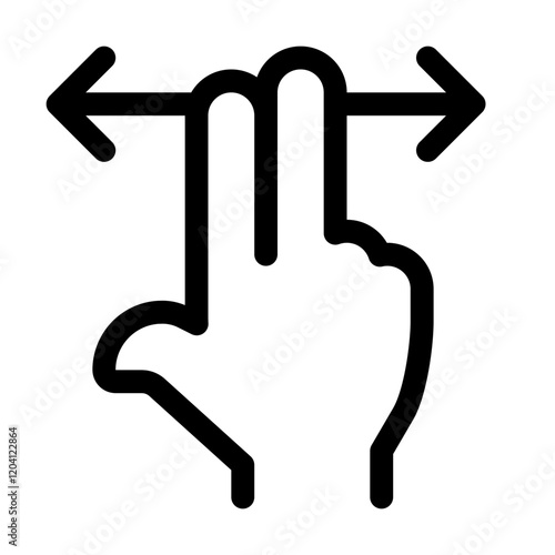 Two-finger-swipe