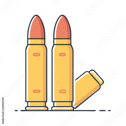 ammo icon, ammo vector illustration-simple illustration of ammo, perfect for ammo logos and icons