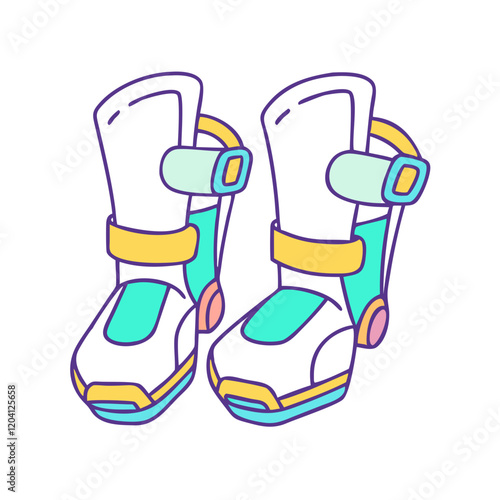 anti gravity boots icon, anti gravity boots vector illustration-simple illustration of anti gravity boots, perfect for anti gravity boots logos and icons