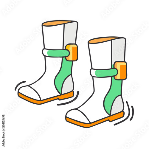 anti gravity boots icon, anti gravity boots vector illustration-simple illustration of anti gravity boots, perfect for anti gravity boots logos and icons