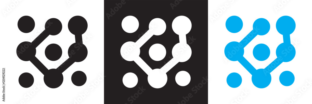 Fototapeta premium Complexity icon. Complexity icon for templates. isolated on white and black background. vector illustration. EPS 10