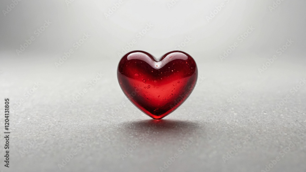 Red heart on the table. background of the table. Valentines day Red heart on the table. background of the table. Valentines day