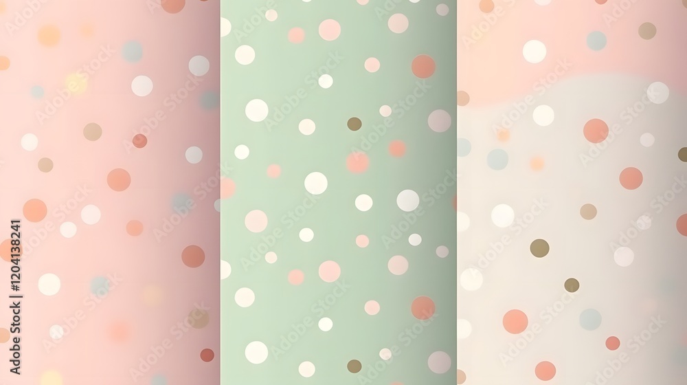 Colorful polka dot patterns abstract design digital art vibrant environment aesthetic viewpoint decorative concepts Colorful polka dot patterns abstract design digital art vibrant environment aesthetic viewpoint decorative concepts