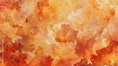 Swirling and mixing orange textures resembling a cloud formation.