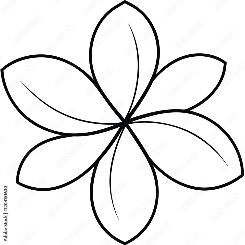 Simple four-leaf clover graphic design Simple four-leaf clover graphic design