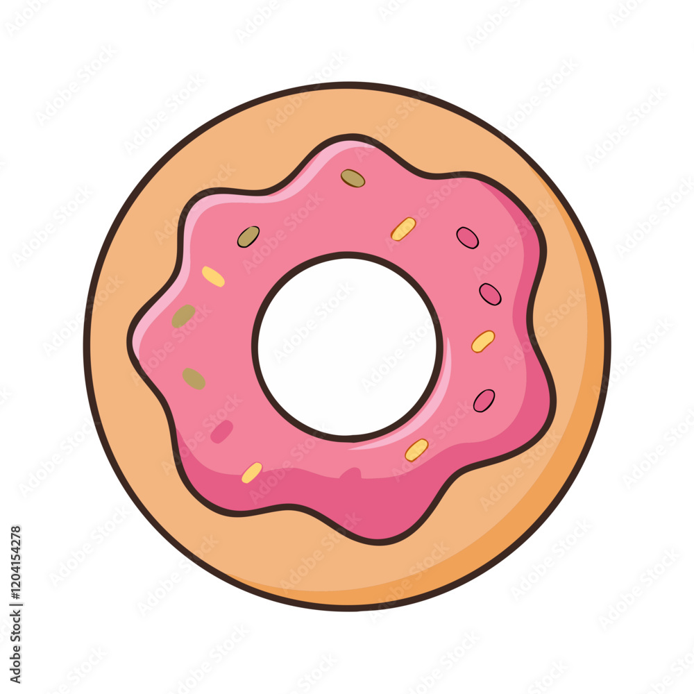 donut icon, donut vector illustration-simple illustration of donut, perfect for donut logos and icons donut icon, donut vector illustration-simple illustration of donut, perfect for donut logos and icons