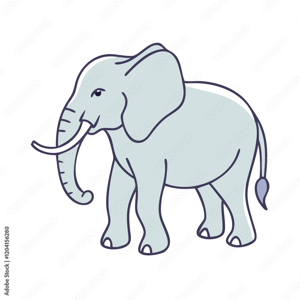 elephant icon, elephant vector illustration-simple illustration of elephant, perfect for elephant logos and icons elephant icon, elephant vector illustration-simple illustration of elephant, perfect for elephant logos and icons