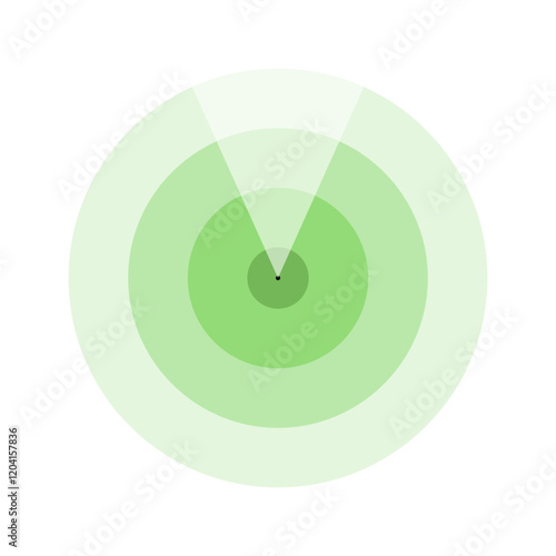 green radar screen interface