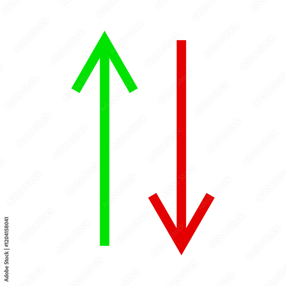 stock exchange arrow element stock exchange arrow element