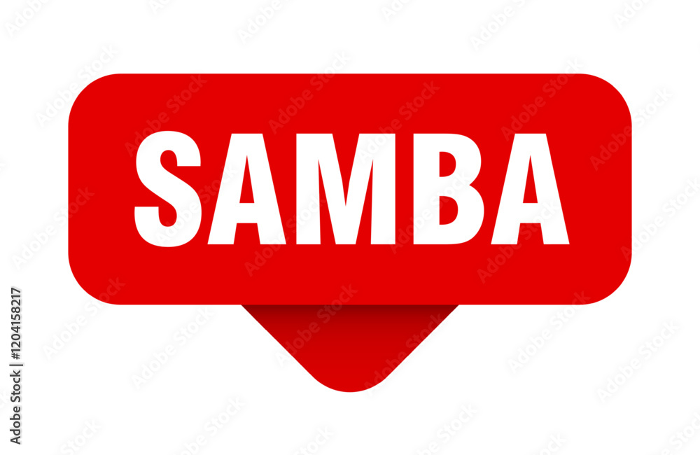 samba sticker. samba sign on transparent background samba sticker. samba sign on transparent background