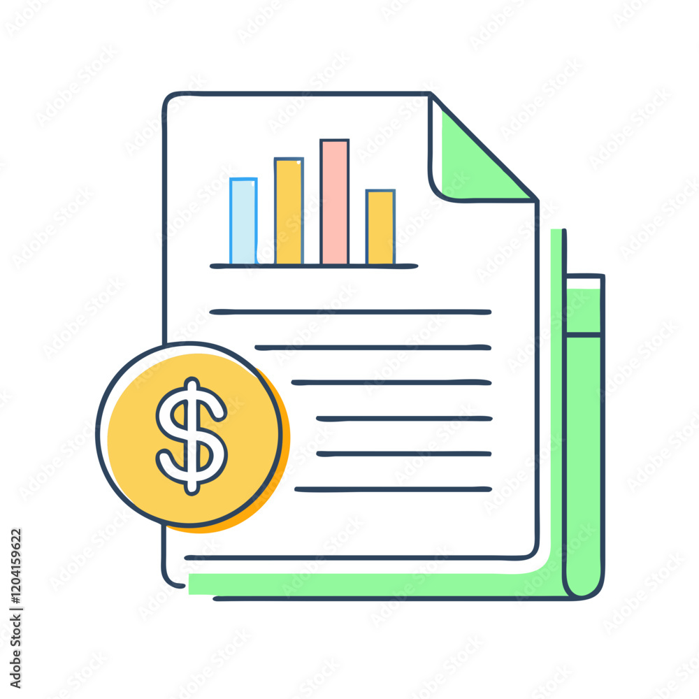 financial document icon, financial document vector illustration-simple illustration of financial document, perfect for financial document logos and icons financial document icon, financial document vector illustration-simple illustration of financial document, perfect for financial document logos and icons