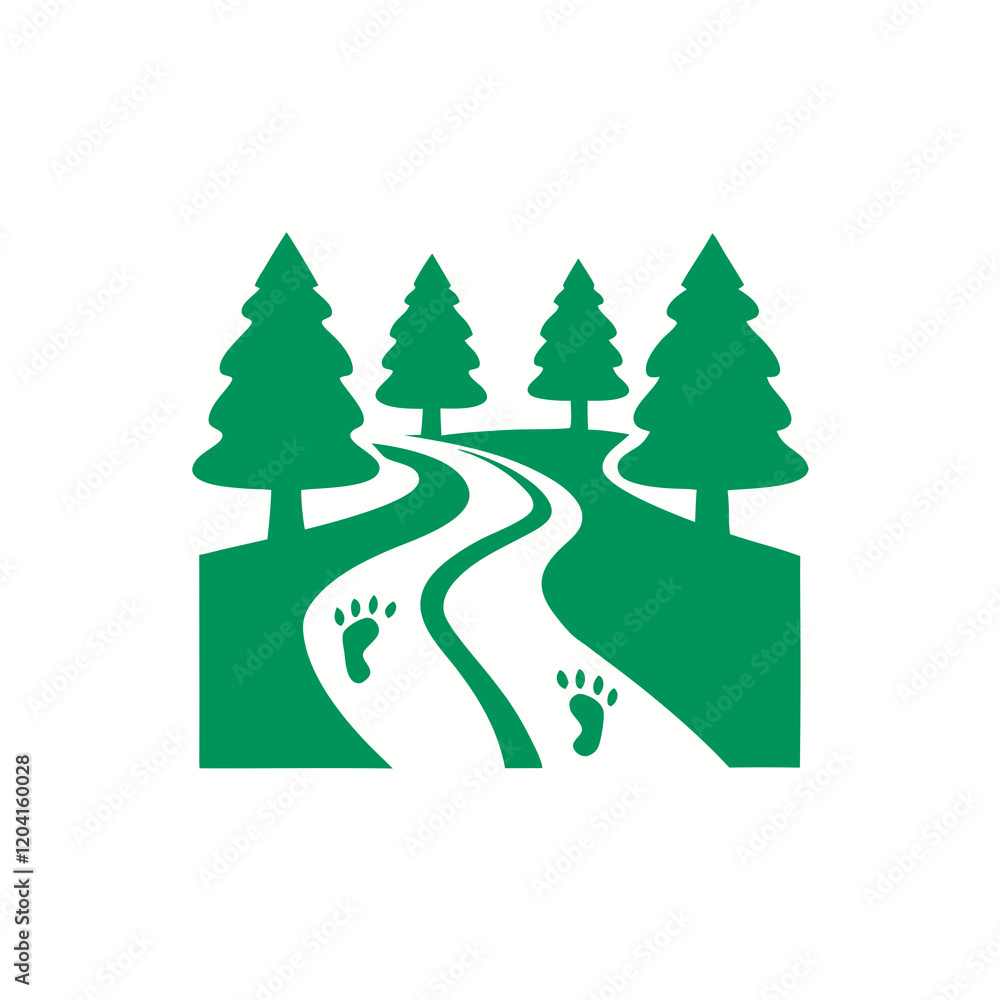 Fototapeta premium vector illustration of a christmas tree