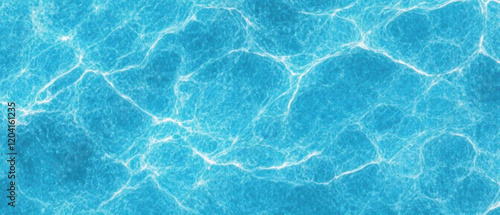 Turquoise rippled water texture background. Shining blue water ripple pool abstract vector