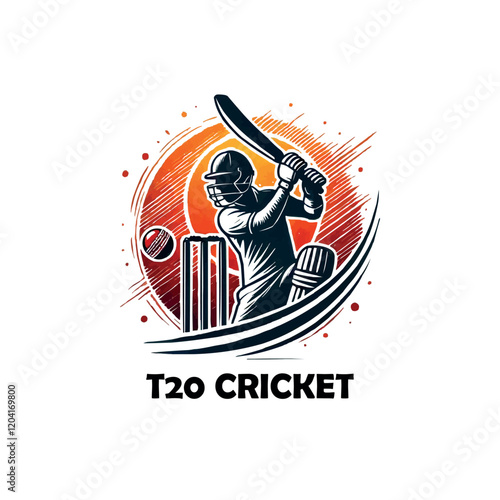 A T20 CRICKET LOGO DESIGN