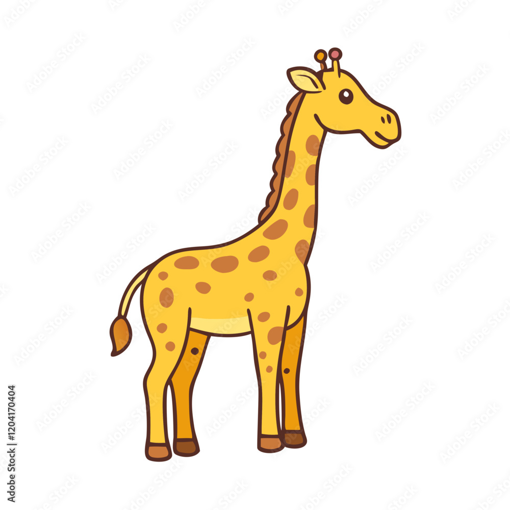 giraffe icon, giraffe vector illustration-simple illustration of giraffe, perfect for giraffe logos and icons giraffe icon, giraffe vector illustration-simple illustration of giraffe, perfect for giraffe logos and icons