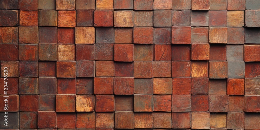 Textured red brick wall with imperfections Textured red brick wall with imperfections