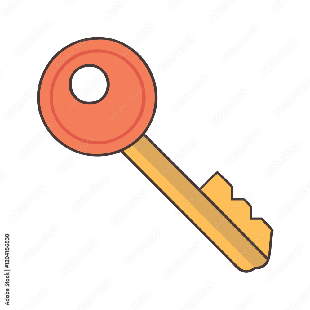 key icon, key vector illustration-simple illustration of key, perfect for key logos and icons key icon, key vector illustration-simple illustration of key, perfect for key logos and icons
