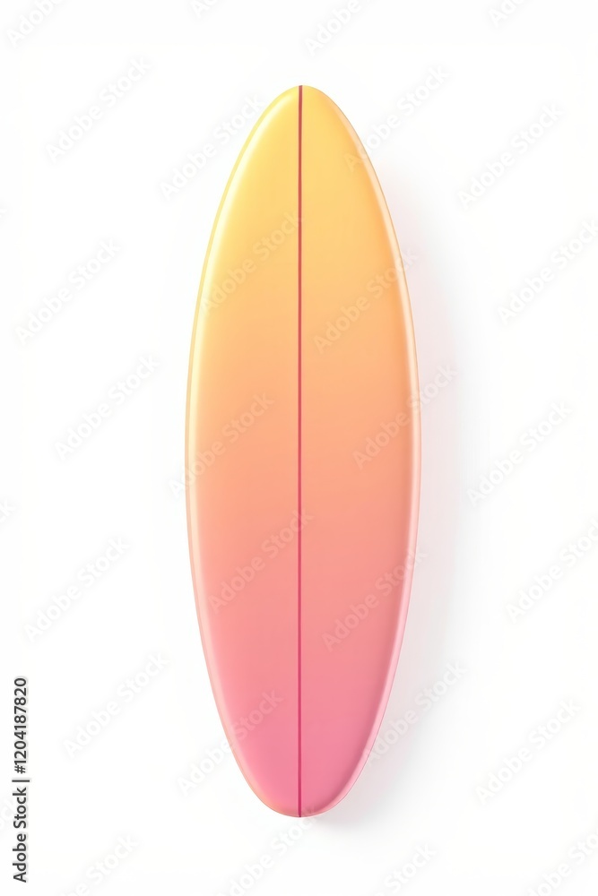 arafed surfboard with a pink and orange stripe on a white background arafed surfboard with a pink and orange stripe on a white background