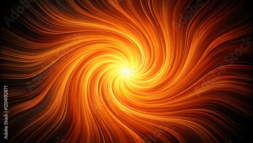 Wallpaper Mural Vibrant orange swirls radiate from a darkened canvas, Dark Background Torontodigital.ca