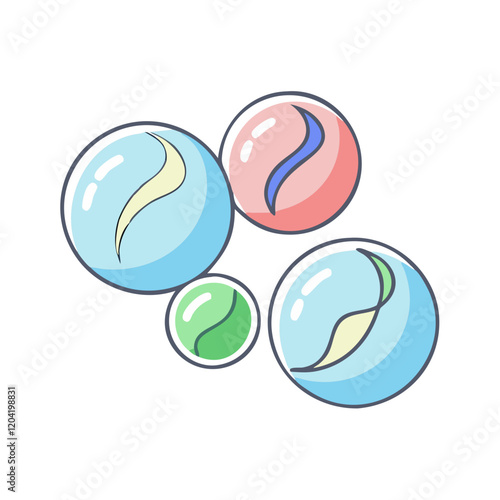 marbles icon, marbles vector illustration-simple illustration of marbles, perfect for marbles logos and icons